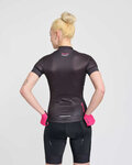 RIVANELLE Kolesarski dres s kratkimi rokavi - LEVEL UP - črna