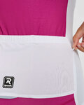 RIVANELLE Kolesarski dres s kratkimi rokavi - TECHNICAL  - bela/bordo