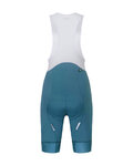 RIVANELLE Kolesarske kratke hlače z naramnicami - ACTIVE ELITE - zelena/bela