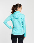 RIVANELLE Kolesarski vodo odporen dežni plašč - WIND/RAIN - turkizna
