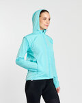 RIVANELLE Kolesarski vodo odporen dežni plašč - WIND/RAIN - turkizna