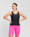 RIVANELLE Kolesarski dres brez rokavov - SPARK ELITE - črna/rožnata