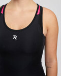 RIVANELLE Kolesarski dres brez rokavov - SPARK ELITE - črna/rožnata
