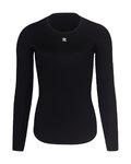 RIVANELLE Kolesarska  majica z dolgimi rokavi - WINTER BASE LAYER - črna
