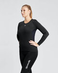 RIVANELLE Kolesarska  majica z dolgimi rokavi - WINTER BASE LAYER - črna