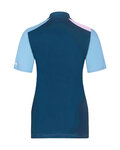 RIVANELLE Kolesarski dres s kratkimi rokavi - ADVENTURE - modra