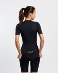 RIVANELLE Kolesarski dres s kratkimi rokavi - GLAMOR - črna/bež