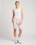 RIVANELLE Kolesarske kratke hlače z naramnicami - NOVEL PRO - siva