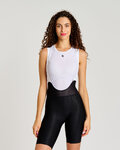 RIVANELLE Kolesarske kratke hlače z naramnicami - NOVEL PRO - črna