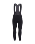 RIVANELLE Kolesarske dolge hlače z naramnicami - ELITE WINTER - črna
