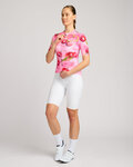 RIVANELLE Kolesarski dres s kratkimi rokavi - CHERIE - rožnata
