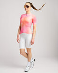 RIVANELLE Kolesarski dres s kratkimi rokavi - COSMA - oranžna/rožnata