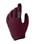 IXS Kolesarske  rokavice z dolgimi prsti - CARVE W - bordo