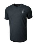 IXS Kolesarska  majica s kratkimi rokavi - FLOW 1.0 TECH TEE - črna