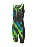 ZONE3 Kolesarski kombinezon - ADVENTURE TRISUIT - črna