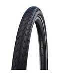 SCHWALBE plašč - MARATHON 700x23C (23-622) TWIN SKIN GREEN GUARD - črna