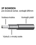 LONGUS bowden - 2P BOWDEN - črna