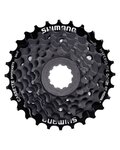SHIMANO kaseta - CASSETTE HG200 7 12-28 - črna