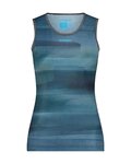 SHIMANO Kolesarska  majica brez rokavov - VERTEX SL - modra