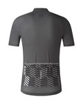 SHIMANO Kolesarski dres s kratkimi rokavi - AEROLITE - siva