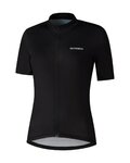 SHIMANO Kolesarski dres s kratkimi rokavi - ELEMENT - črna
