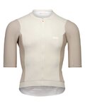 POC Kolesarski dres s kratkimi rokavi - CADENCE - bela/siva