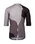 POC Kolesarski dres s kratkimi rokavi - MTB PURE 3/4 - siva