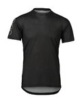 POC Kolesarski dres s kratkimi rokavi - MTB PURE TEE - črna