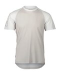 POC Kolesarski dres s kratkimi rokavi - MTB PURE TEE - siva/bela