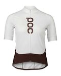 POC Kolesarski dres s kratkimi rokavi - ESSENTIAL ROAD LOGO - bela/črna