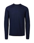 POC Kolesarski dres z dolgimi rokavi zimski - LIGHT MERINO - modra