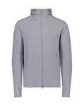POC pulover - MERINO ZIP HOOD - siva