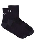 POC Kolesarske nizke nogavice - CADENCE ROAD SHORT SOCKS - črna