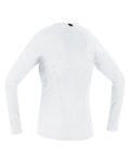 GORE Kolesarska  majica z dolgimi rokavi - BASE LAYER - bela