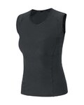 GORE Kolesarska  majica brez rokavov - BASE LAYER - črna