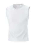 GORE Kolesarska majica brez rokavov - BASE LAYER - bela