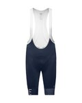 GORE Kolesarske kratke hlače z naramnicami - C5 OPTI - modra/bela