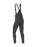 GORE Kolesarske dolge hlače z naramnicami - C3 GWS - črna