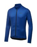GORE Kolesarski dres z dolgimi rokavi zimski - C3 THERMO - modra