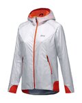 GORE Kolesarska  vetru odporna jakna - R5 GTX INFINIUM™ WMN - bela/oranžna