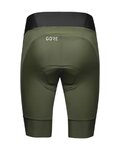 GORE Kolesarske kratke hlače brez naramnic - ARDENT WMN - zelena
