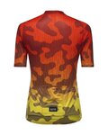 GORE Kolesarski dres s kratkimi rokavi - RAIN CAMO WMN - oranžna/rumena