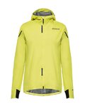 GORE Kolesarska  vetru odporna jakna - CONCURVE GTX - rumena