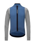 GORE Kolesarski dres z dolgimi rokavi zimski - SPINSHIFT THERMO - modra/siva