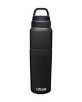 CAMELBAK Kolesarska steklenica za vodo - MULTIBEV VACUUM STEINLESS 0,65L/0,5L - črna
