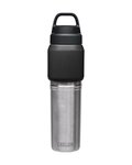 CAMELBAK Kolesarska steklenica za vodo - MULTIBEV VACUUM STEINLESS 0,65L/0,5L - črna