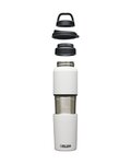 CAMELBAK Kolesarska steklenica za vodo - MULTIBEV VACUUM STEINLESS 0,65L/0,5L - črna