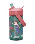 CAMELBAK Kolesarska steklenica za vodo - THRIVE FLIP STRAW KIDS 0,4l - zelena/rožnata
