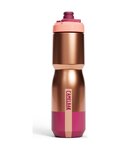 CAMELBAK Kolesarska steklenica za vodo - PODIUM VSS 0,65L - bron/rožnata