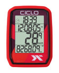 CICLOSPORT tahometer za kolo - PROTOS 205 - rdeča